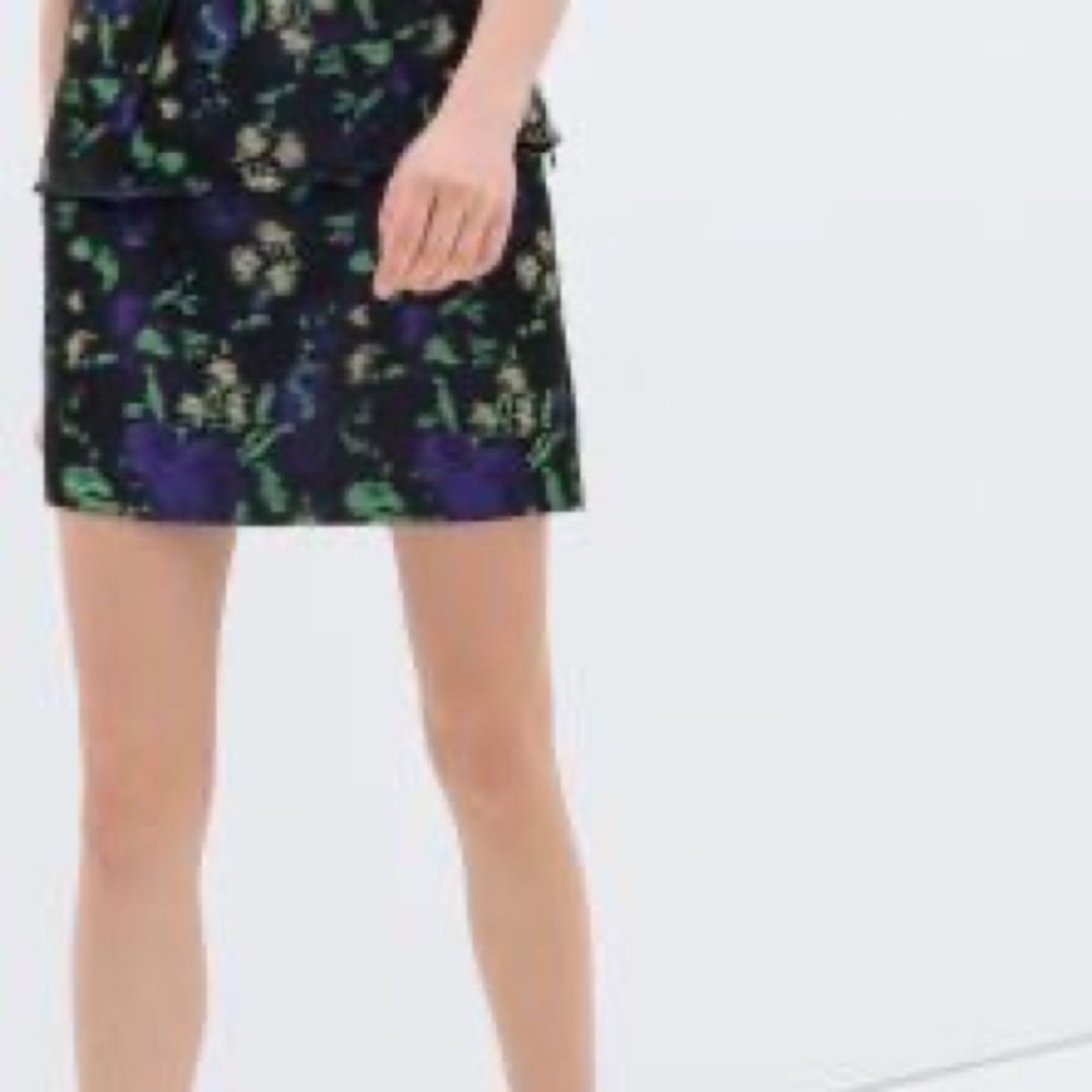 Zara Basic Patterned Skirt - image 2
